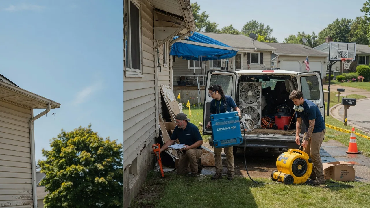 Ceiling Leak Cleanup in Roberts, IL near me